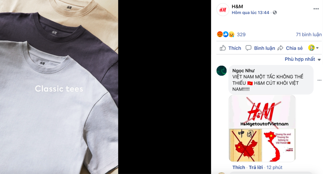 Sau kêu gọi tẩy chay, cộng đồng mạng lại rủ nhau bày tỏ quan điểm ngay trên fanpage H&M