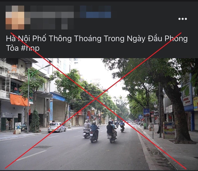 Thông tin thất thiệt làm hoang mang dư luận được đăng tải lên vào ngày 4/5.