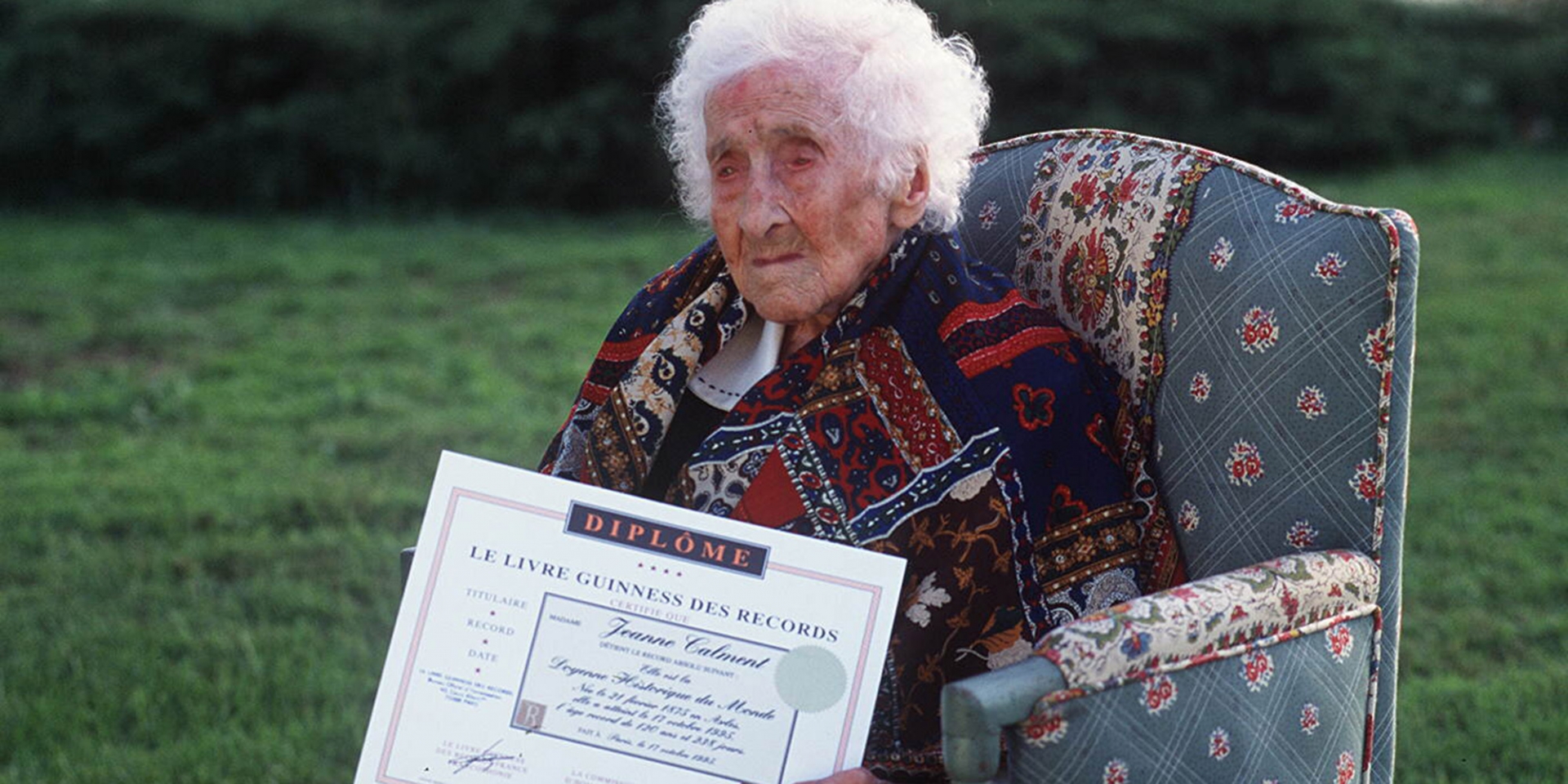 Cụ Jeanne Calment (Pháp) đã sống tới 122 tuổi.