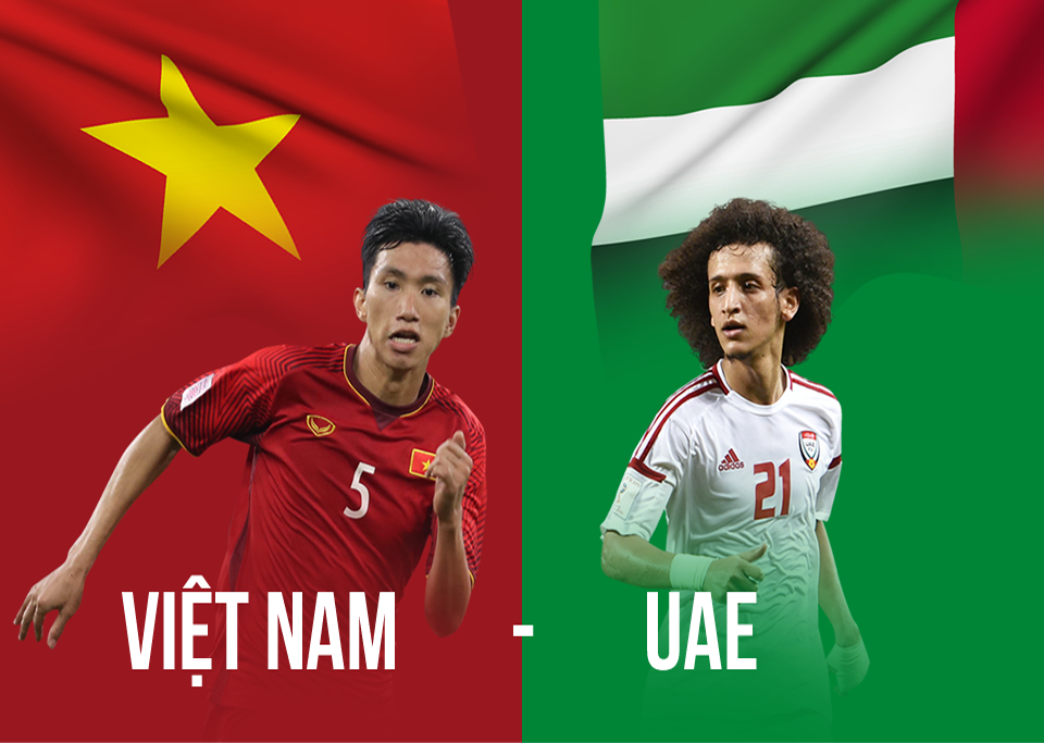 Trận quyết đấu cho vị trí đầu bảng giữa Việt Nam và UAE.