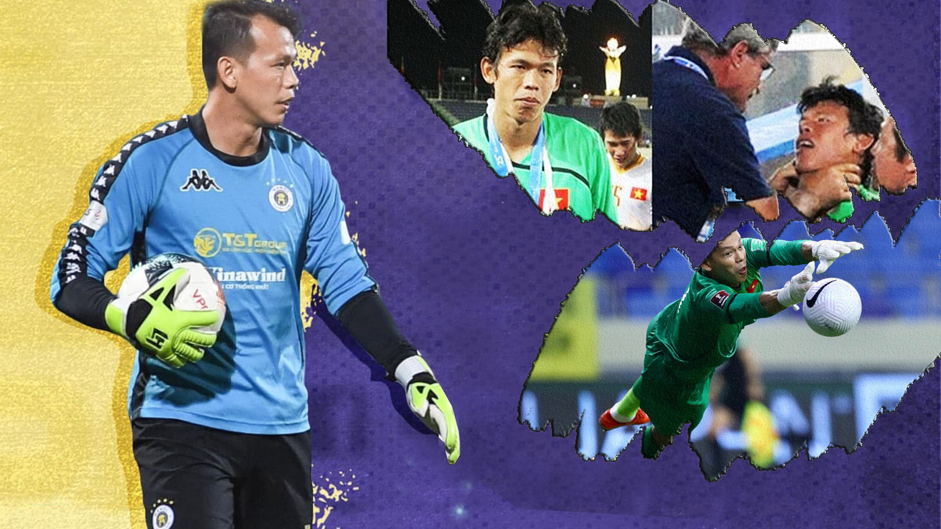 Thủ môn Bùi Tấn Trường: Từ kẻ bị coi là "hết thời" trở thành người thế vai hoàn hảo chiếm trọn tình cảm của người hâm mộ sau pha bóng xuất thần