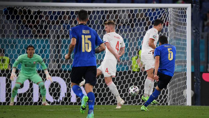 Kết quả EURO 2020: Italia 3-0 Thụy Sĩ, Azzurri 'cuốn phăng' tất cả - Ảnh 3