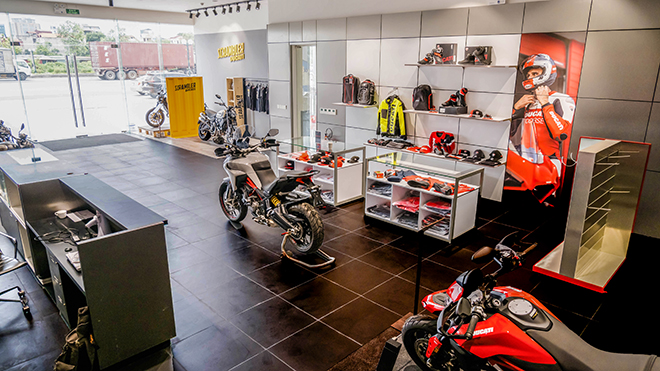 Ducati có thêm xưởng dịch vụ và showroom mới tại quận Long Biên thuộc thủ đô Hà Nội