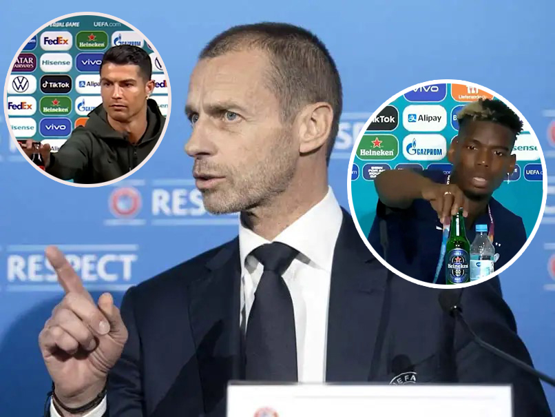 Câu chuyện EURO: Ronaldo, chai nước trên bàn họp báo và nỗi buồn vui nhà tài trợ - Ảnh 4