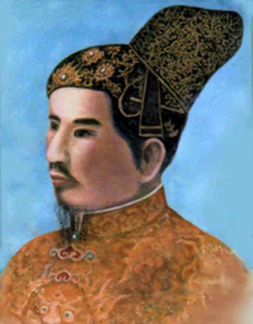 Ký họa chân dung thực tế hoàng đế Gia Long - Nguyễn Ánh.