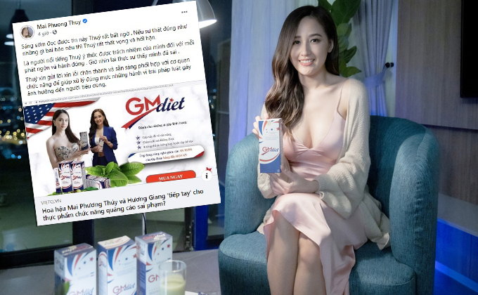 Sản phẩm được quảng cáo có tác dụng giảm cân do "song hậu" Mai Phương Thúy - Hương Giang làm đại diện bị cơ quan chức năng "rút thẻ đỏ"