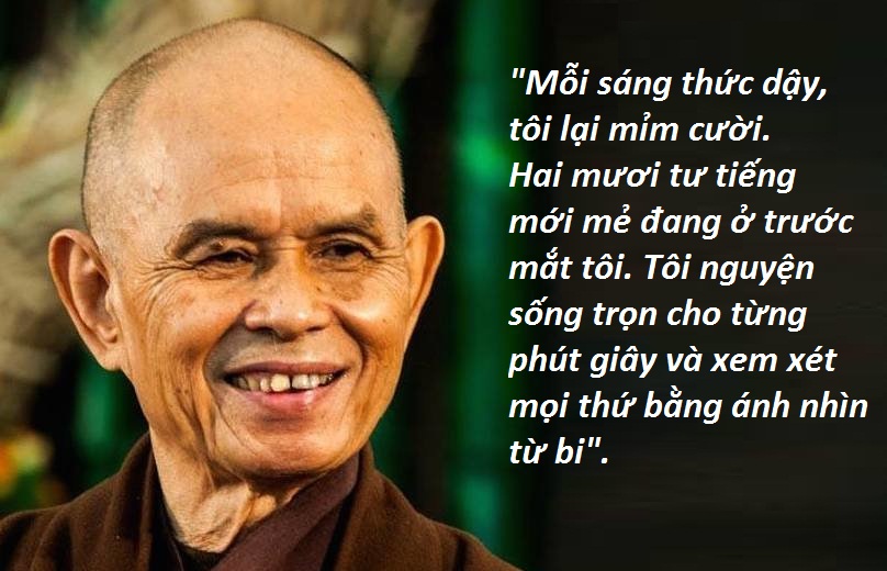 Những câu nói truyền cảm hứng sống, vượt qua khổ đau của Thiền sư Thích Nhất Hạnh