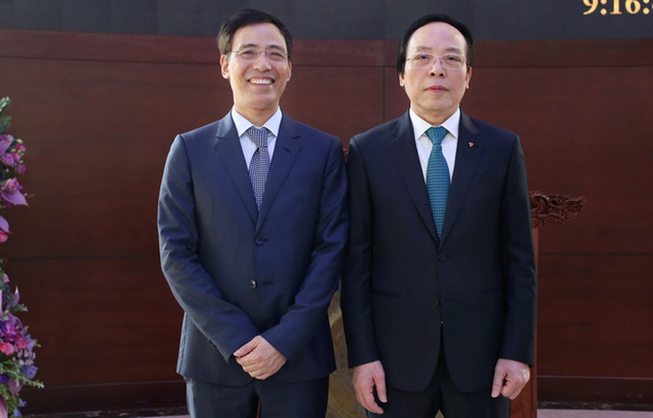 Ông Đỗ Anh Tú (trái) và ông Đỗ Minh Phú (phải).