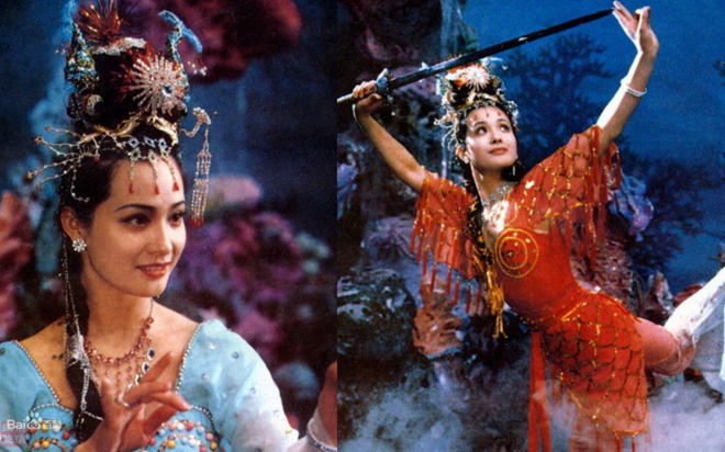 Nữ diễn viên xinh đẹp Trương Thanh từng đảm nhận vai Vạn Thánh công chúa trong Tây Du Ký.
