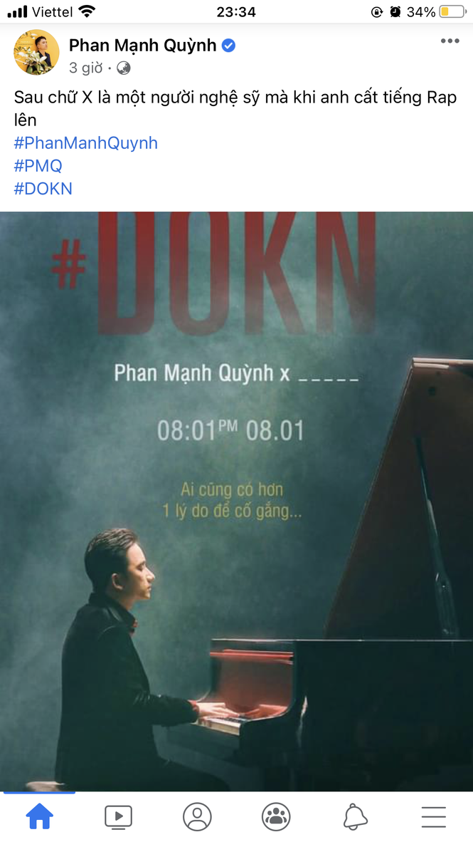 Phan Mạnh Quỳnh tung poster sản phẩm mới kết hợp với một rapper giấu tên.