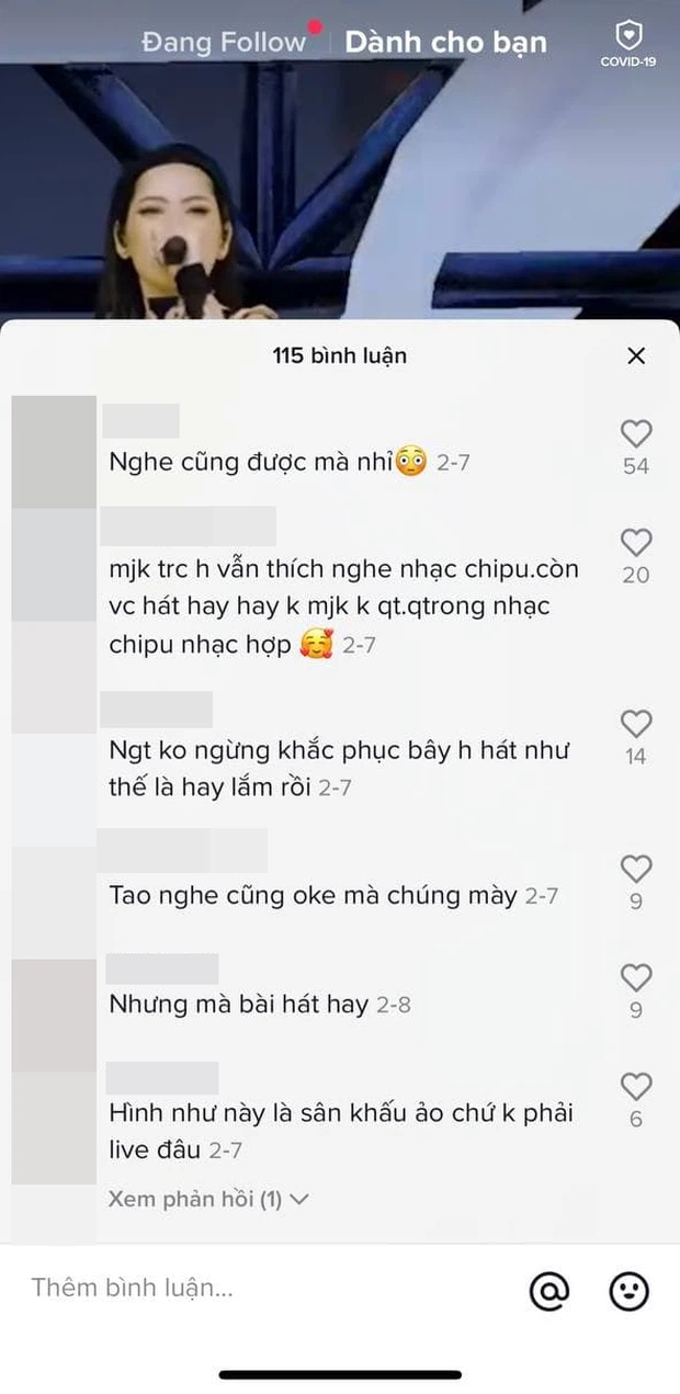 Đoạn rap trên của Chi Pu nhận được nhiều bình luận từ cư dân mạng.