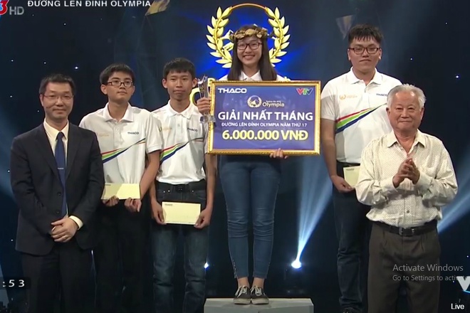 Hà Phương giành giải nhất trong cuộc thi tháng