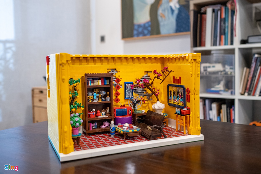 Các tác phẩm Lego của Huy Hoàng đều mang một ý nghĩa nhất định.