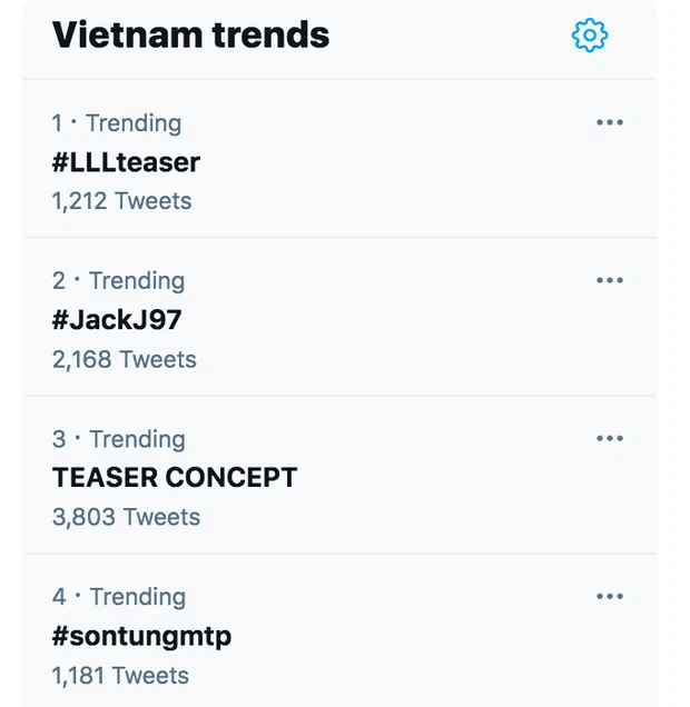 Sơn Tùng leo luôn top trending giữa loạt hashtag teaser MV của Jack