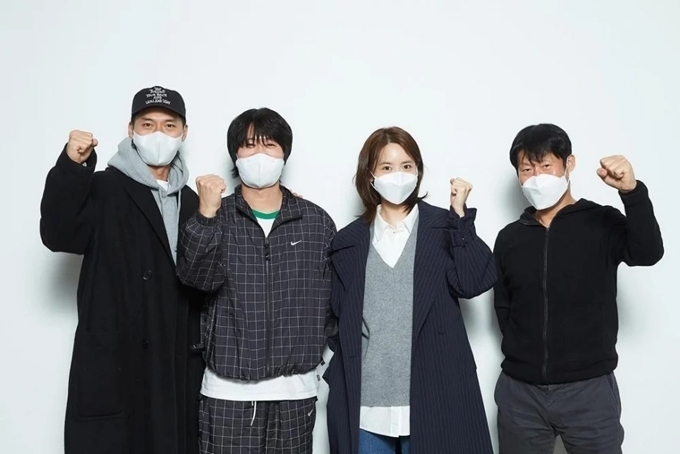 Hyun Bin và các thành viên phim Cộng sự bất đắc dĩ