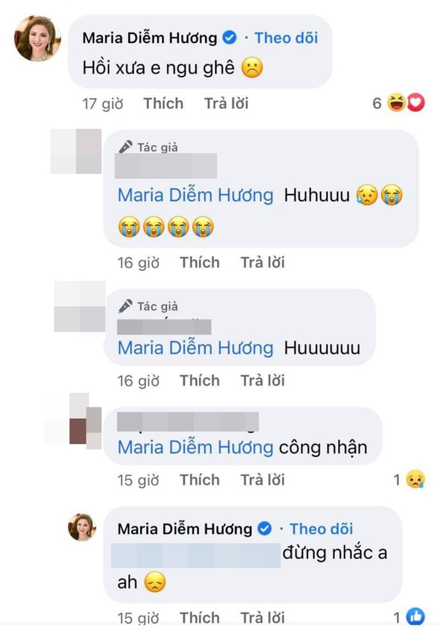 Hoa hậu Diễm Hương để lại bình luận gây chú ý