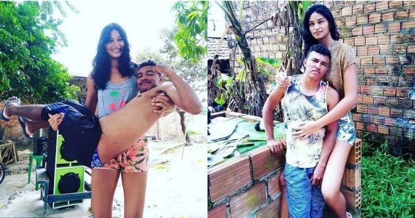 Cô gái Brazil cao 2m14 lấy chồng chỉ cao đến nách, chiều cao của con trai 3 tuổi gây chú ý