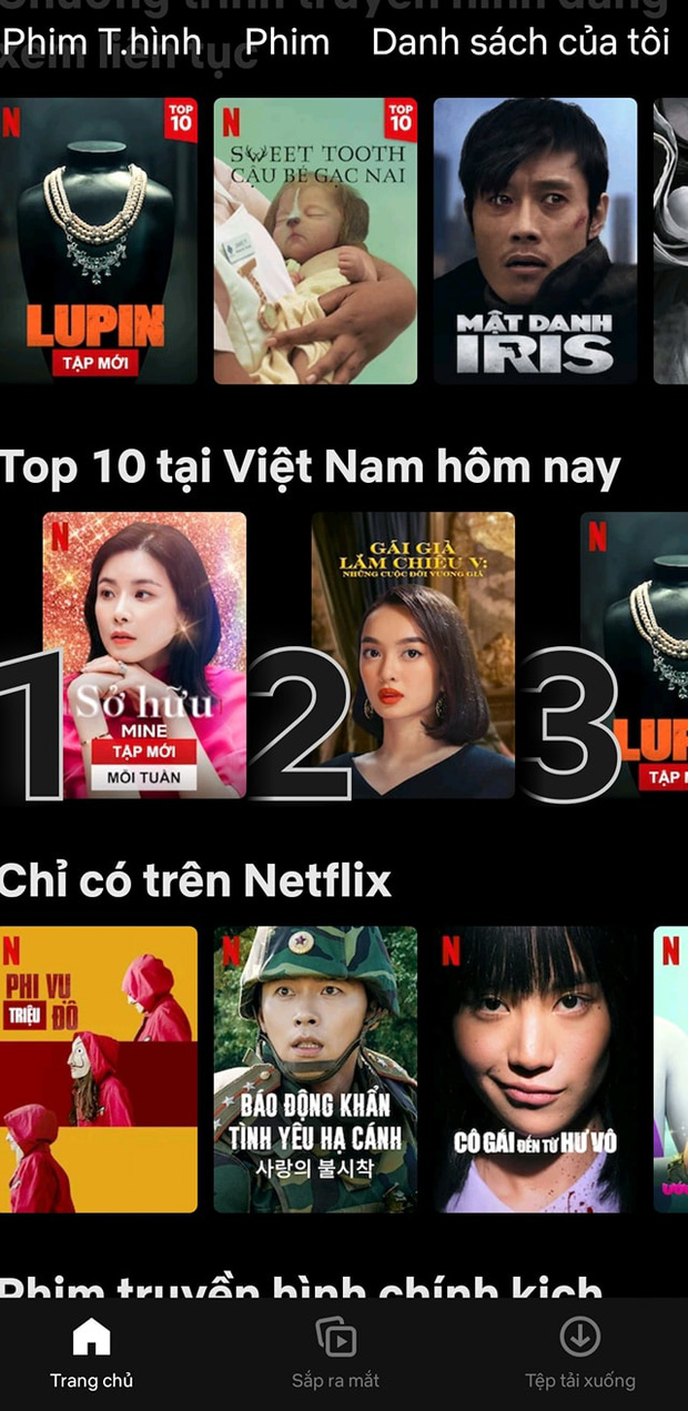 'Mine' liên tục xếp thứ hạng cao trên Netflix và xếp hạng đầu bảng tại Việt Nam