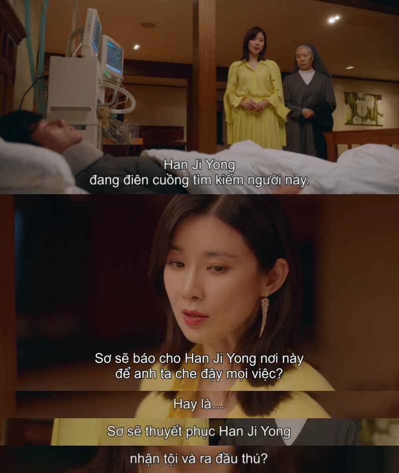Hee Soo đưa sơ Emma đến nhà của nhân chứng, cho sơ lựa chọn báo cáo lại mọi thứ với Han Ji Yong