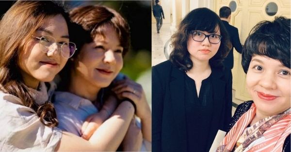 MC Diễm Quỳnh hiếm hoi khoe ảnh chụp cùng con gái lớn 22 tuổi