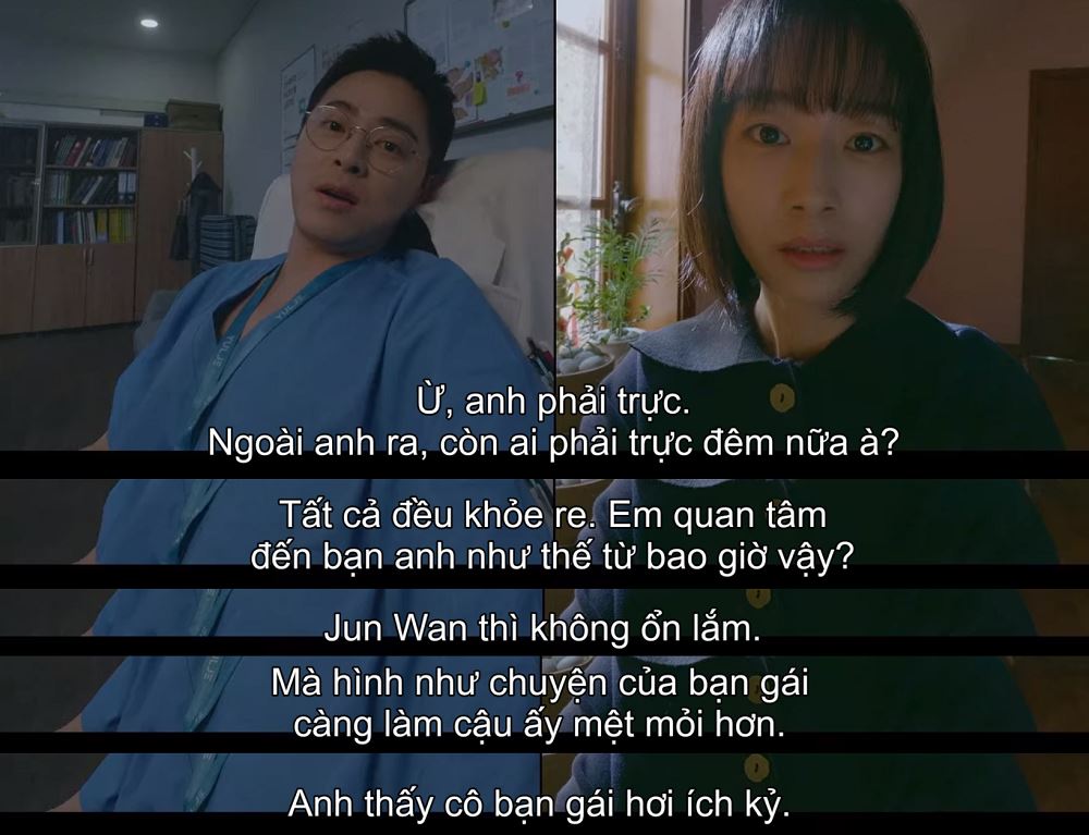Hospital Playlist 2 tập 4: Yêu xa, Ik Sun thừa nhận với Jung Wan đã đem lòng thích người khác - Ảnh 8
