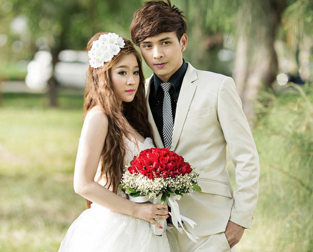 Ảnh cưới cùng ca sĩ Hồ Quang Hiếu và Ivy Lê
