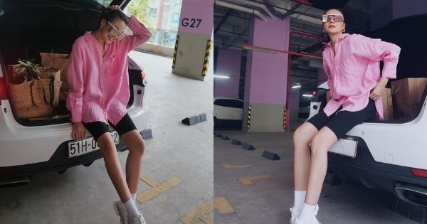 Ăn vận đơn giản, Thanh Hằng vẫn khoe được chân dài 1m12 nuột nà 
