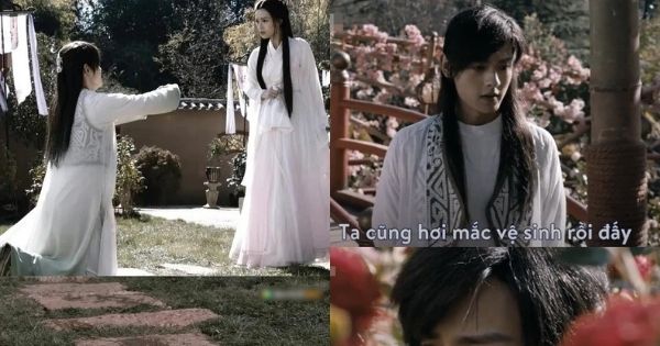 Netizen 'hạn hán lời' vì cảnh Đoàn Dự 'tè dầm' lúc gặp Vương Ngữ Yên trong 'Thiên Long Bát Bộ 2021”