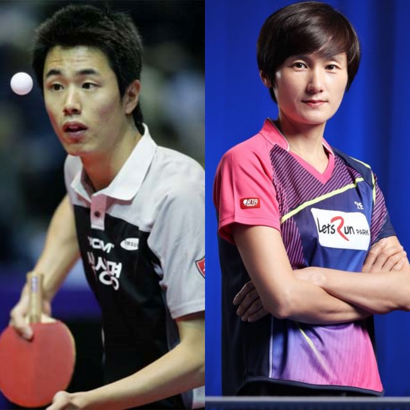 Joo Sae Hyuk và Hyun Jung Hwa là 2 gương mặt rất quen thuộc với khán giả Hàn trong mảng thể thao nói chung và môn bóng bàn nói riêng.