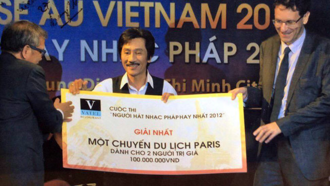Quang Vĩnh giành giải nhất Người hát nhạc Pháp hay nhất