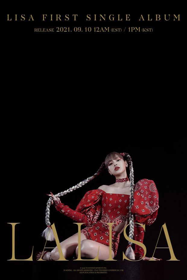 Lisa (BLACKPINK) ấn định ngày ra mắt solo album 'LALISA' vào tháng 10