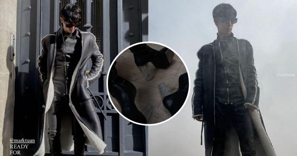 Mark Tuan (GOT7) diện giày cao gót lên thảm đỏ Paris Fashion Week 2022