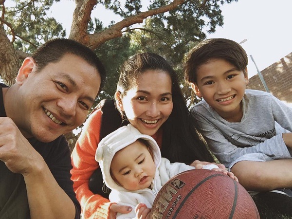 Kim Hiền đang tận hưởng một cuộc sống viên mãn bên chồng và các con