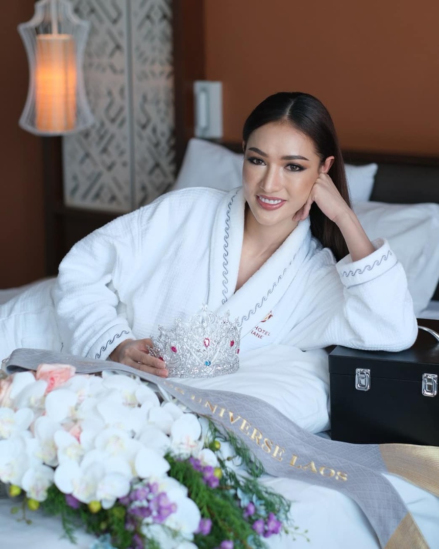 Tân Hoa hậu Hoàn vũ Lào 2021: 3 vòng quyến rũ, làm Giám đốc ở tuổi 26, biết nói tiếng Việt - Ảnh 6