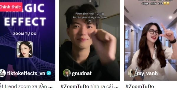"Hot trend" #ZoomTuDo trên TikTok là gì? 