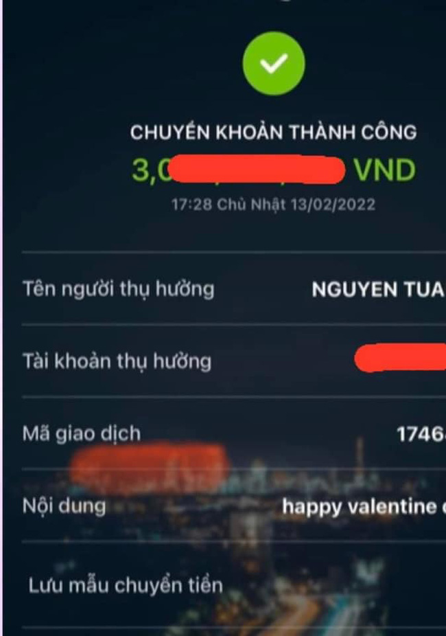 Tuấn Hưng được vợ 'thưởng nóng' 3 tỷ vào ngày Valentine