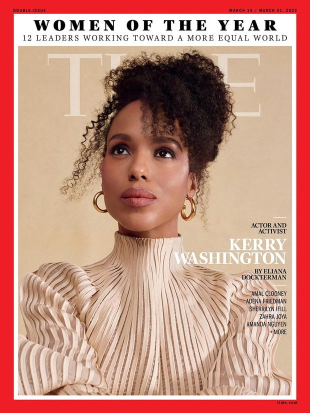 Chiếc váy cao cấp NTK Công Trí được Kerry Washington mang lên bìa tạp chí Time