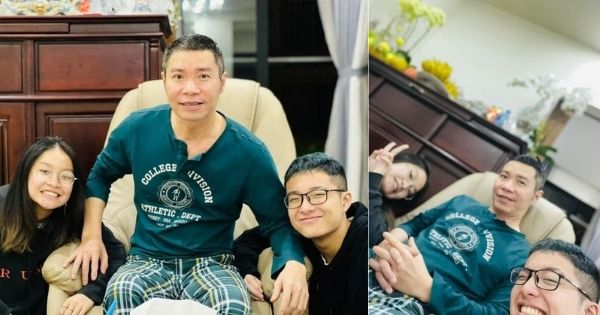 Được hai con riêng đến thăm, NSND Công Lý nghẹn ngào: "Bố yêu các con"