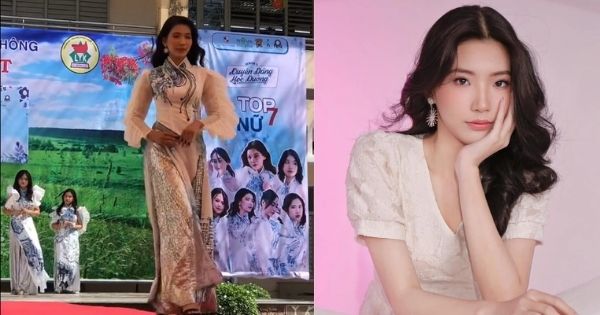 Clip catwalk của nữ sinh 2k6 nhận "bão like" trên Tiktok vì từ dáng đến mặt đều như Hoa hậu