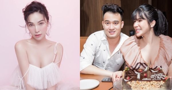 Không còn lén lút, Quỳnh Thư và chồng Diệp Lâm Anh công khai đi ăn vỉa hè cùng nhau