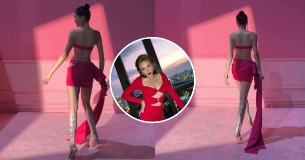 Lưng ong vai cánh bướm tuyệt phẩm của HH Kỳ Duyên, Lisa BlackPink cũng chỉ đẹp đến thế này thôi