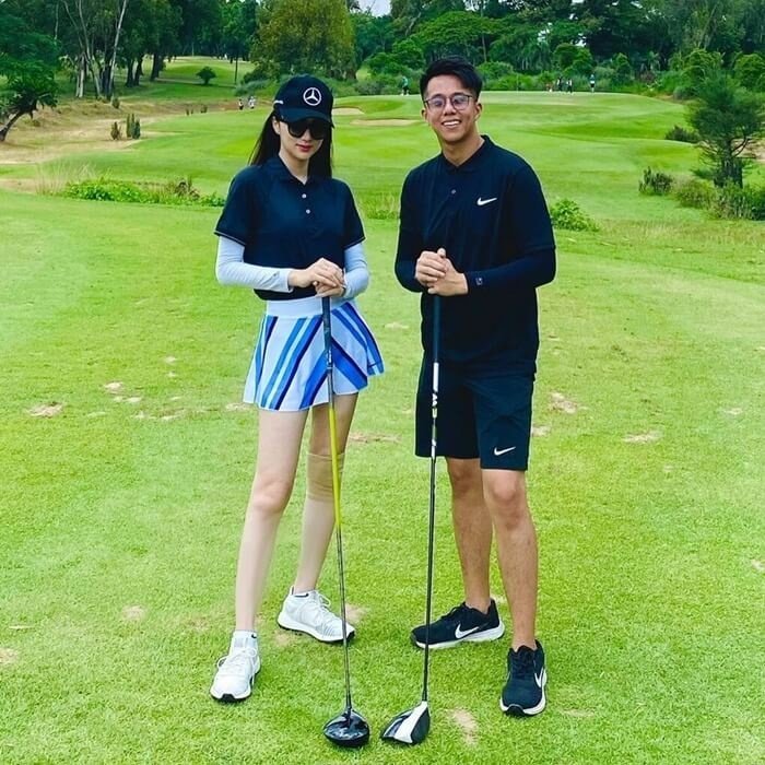 Hương Giang và bạn trai CEO thường xuyên lui tới sân golf