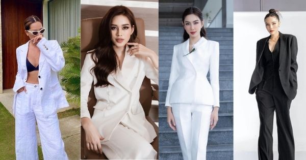 Sao Việt chứng minh mặc suit không hề "lỗi mốt": Đỗ Thị Hà hóa "tổng tài", Minh Triệu phá cách