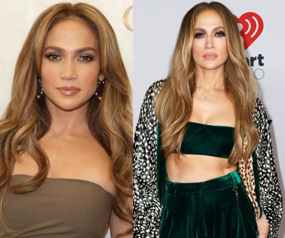 Hot mom 2 con Jennifer Lopez không chỉ được khen ngợi trẻ trung mà còn có vóc dáng săn chắc miễn bàn. Ở tuổi 53, người đẹp vẫn chăm chỉ luyện tập vũ đạo cho các màn biểu diễn và nhờ đó cô sở hữu thân hình thon gọn không mỡ thừa.