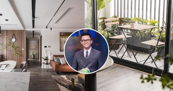 Căn hộ 6,5 tỷ rộng 127m² của MC Đức Bảo: Không gian mở, tone trắng xám hiện đại như tiệm cafe