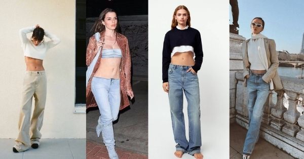 Quần cạp trễ thập niên cũ lại được lăng xê, nhìn Julia Fox mặc mà netizen cứ sợ "tuột"