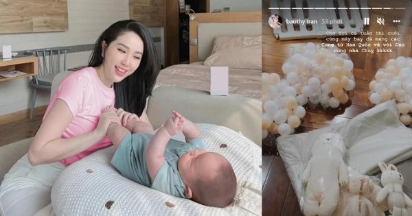 Chiều con "cồng kềnh" như Bảo Thy, mua dồ dặm cho con thôi cũng phải ship bằng máy bay từ Hàn về 