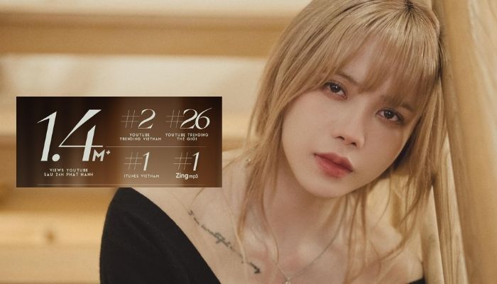 MV mới của Thiều Bảo Trâm giành Top 2 Trending YouTube, theo sát MV của Big Bang