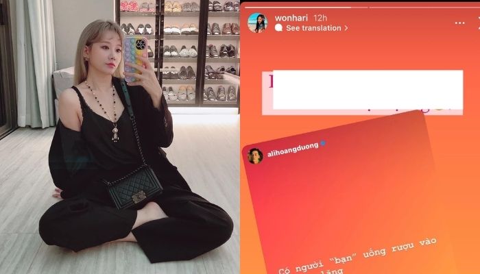 Thói quen của Hari Won mỗi lần say rượu khiến Ali Hoàng Dương phải lên tiếng