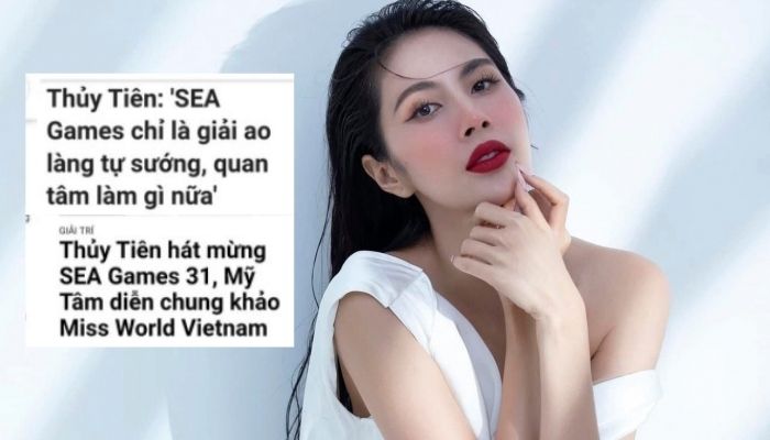 Dân tình khui lại phát ngôn của Thủy Tiên về SEA Games: Chỉ là "hội làng tự sướng với nhau cho vui"